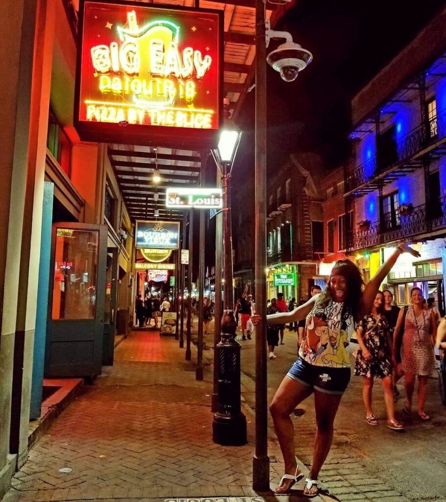 My first time on Bourbon Street