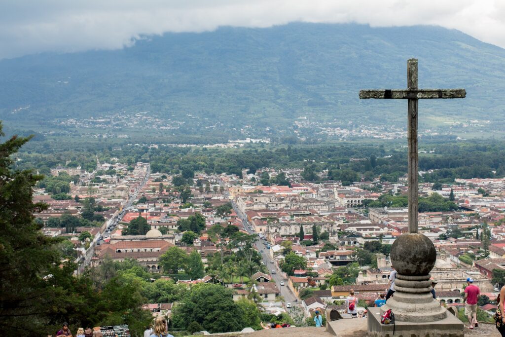 The cross in Antigua, Guatemala