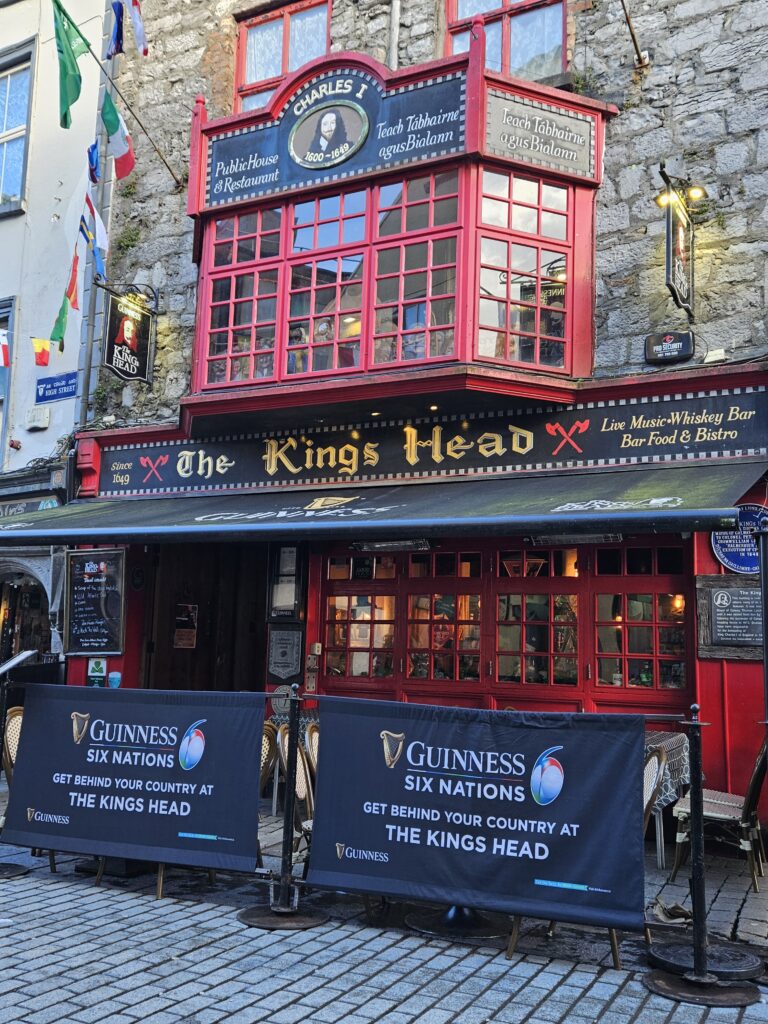 The King's Head pub in Galway