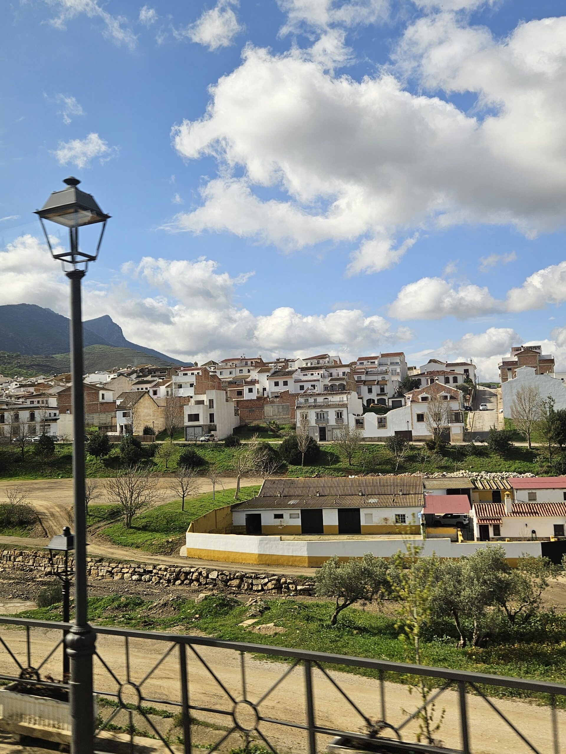 Beautiful white houses in the city of Ardales