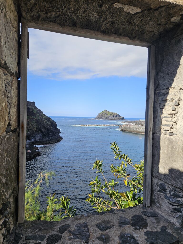 A beautiful sea view of Garachico 
