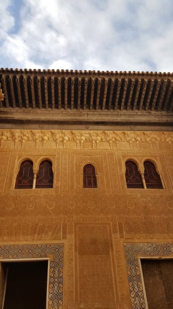 Alhambra palace architecture in Granada, Spain