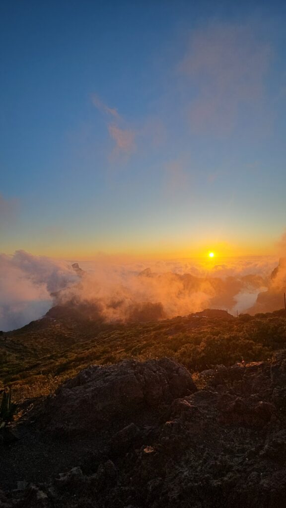 Sunset in Masca, Tenerife for my birthday