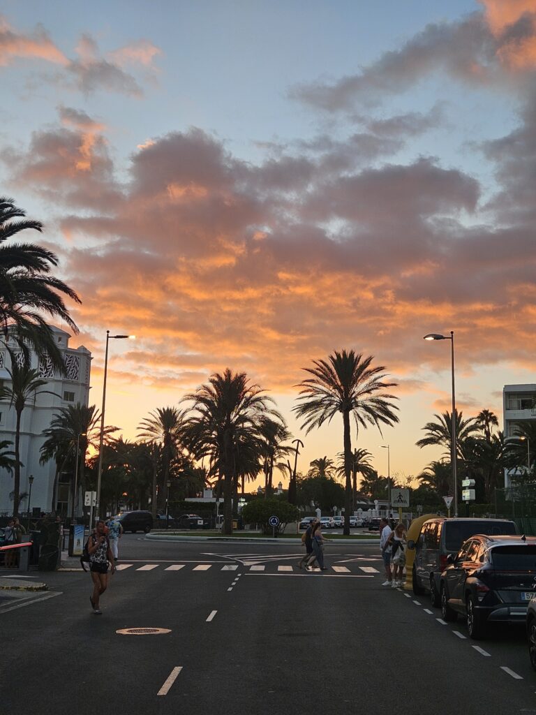 Sunset in Maspalomas