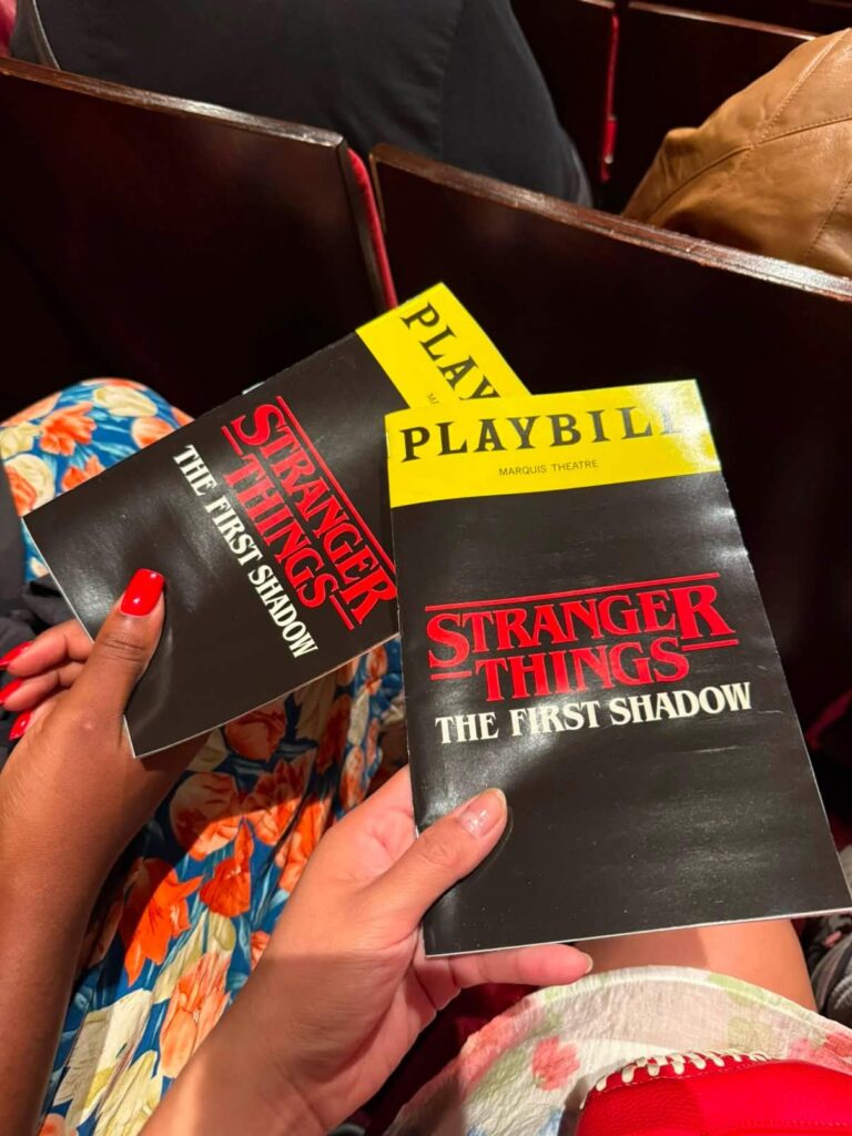 Stranger Things Broadway play bill